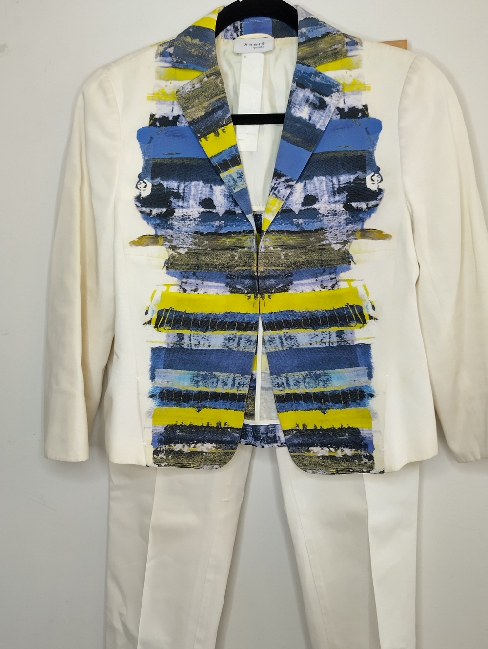 AKRIS Punto Watercolor Pants Suit Size 10